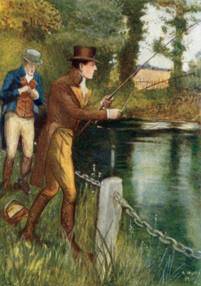 ジェーン・オースティンによるプライドと偏見のイラスト 作： Arthur Wallis Mills